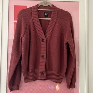 Gap Textured Cardigan Sweater